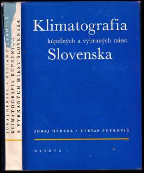 Klimatografia kúpeľných a vybraných miest Slovenska