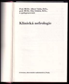 Otto Schück: Klinická nefrologie