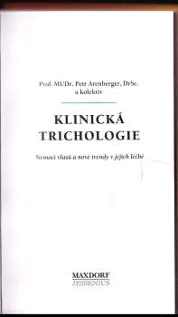 Petr Arenberger: Klinická trichologie