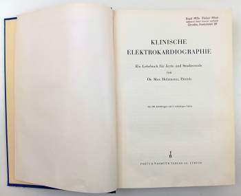 Max Holzmann: Klinische Elektrokardiographie