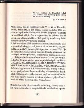 Jan Werich: Klobouk ve křoví