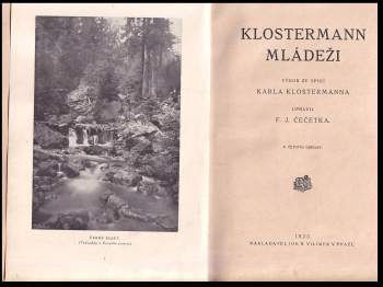 Karel Klostermann: Klostermann mládeži