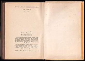 Arthur Ransome: Klub Lysek