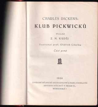 Charles Dickens: Klub Pickwicků