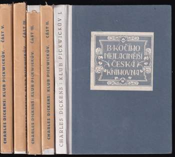 Charles Dickens: Klub Pickwickův