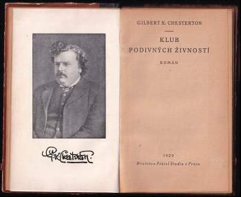 G. K Chesterton: Klub podivných živností