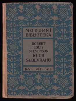 Robert Louis Stevenson: Klub sebevrahů