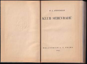 Robert Louis Stevenson: Klub sebevrahů