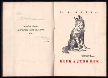 Vendelín Josef Krýsa: Kluk a jeho Rek