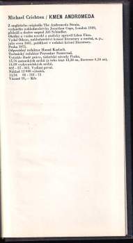 Michael Crichton: Kmen Andromeda