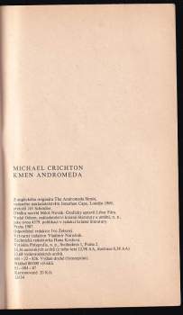 Michael Crichton: Kmen Andromeda
