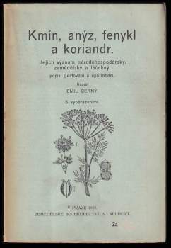 Kmín, anýz, fenykl a koriandr