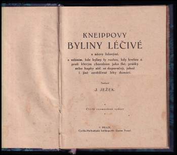 Jaroslav Ježek: Kneippovy byliny léčivé
