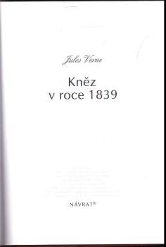 Jules Verne: Kněz v roce 1839