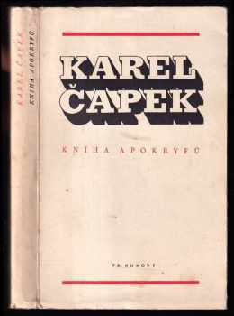 Kniha apokryfů - Karel Čapek (1945, František Borový) - ID: 213977