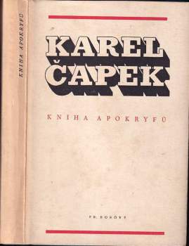Kniha apokryfů - Karel Čapek (1945, František Borový) - ID: 778328