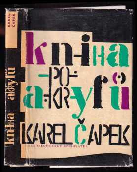 Karel Čapek: Kniha apokryfů