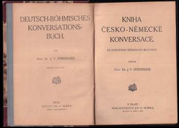 Josef V Sterzinger: Kniha česko-německé konversace