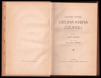 Rudyard Kipling: Kniha džunglí + Druhá kniha džunglí