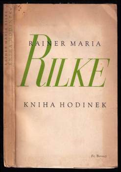 Rainer Maria Rilke: Kniha hodinek