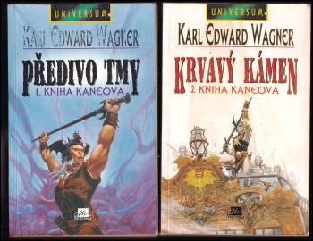 Kniha Kaneova - Předivo tmy + Krvavý kámen