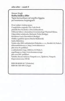 Simon Singh: Kniha kódů a šifer