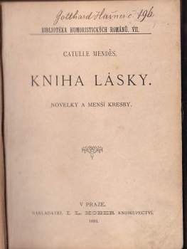 Catulle Mendès: Kniha lásky
