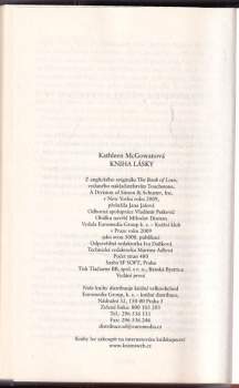 Kathleen McGowan: Kniha lásky