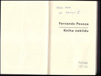 Fernando Pessoa: Kniha neklidu