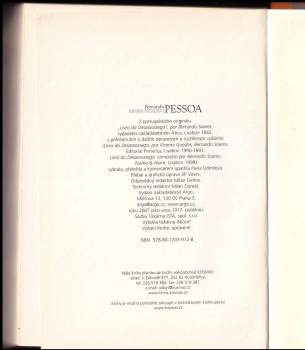 Fernando Pessoa: Kniha neklidu