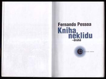 Fernando Pessoa: Kniha neklidu - druhá