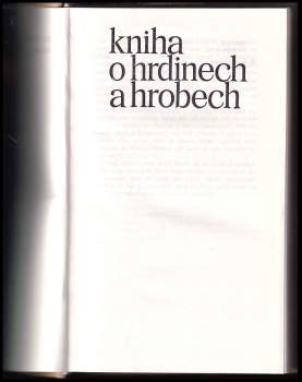 Ernesto Sábato: Kniha o hrdinech a hrobech