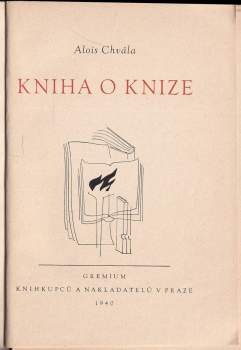 Alois Chvála: Kniha o knize