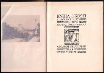 Josef Pekař: Kniha o Kosti