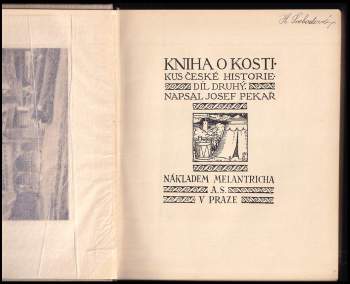 Josef Pekař: Kniha o Kosti