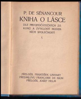 François de Nion: Kniha o Lásce