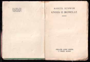 Marcel Schwob: Kniha o Monelle