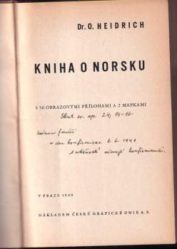 Oldřich Heidrich: Kniha o Norsku