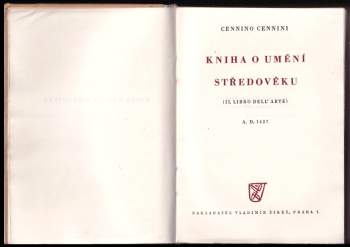 Cennino Cennini: Kniha o umění středověku