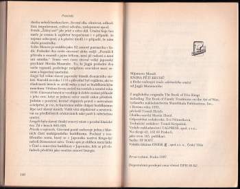 Miyamoto Musashi: Kniha pěti kruhů