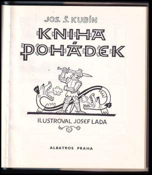 Josef Štefan Kubín: Kniha pohádek