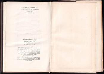 Anatole France: Kniha přítelova ; Petr Nozière ; Petříček ; Život v květu