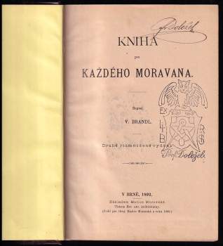 Vincenc Brandl: Kniha pro každého Moravana