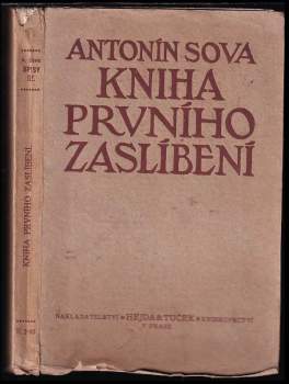 Antonín Sova: Kniha prvního zaslíbení
