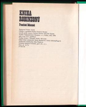 František Běhounek: Kniha robinzonů
