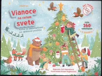 Kniha so samolepkami - Vianoce na celom svete