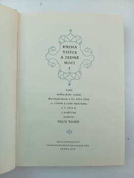 Kniha Tisíce a jedné noci