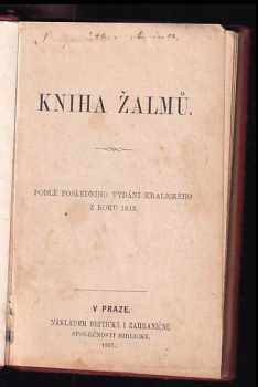 Kniha žalmů