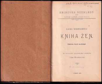 Laura Hansson-Marholm: Kniha žen