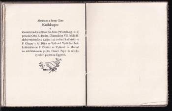 Abraham a Sancta Clara: Knihkupec